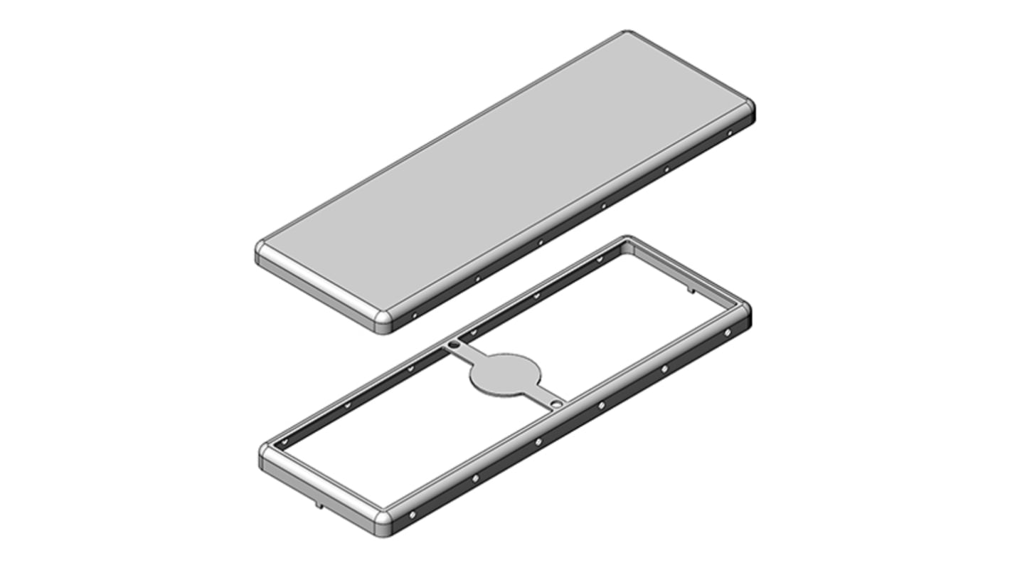 Masach Tech Tin Plated Steel PCB Enclosure, 59.3 x 20.6 x 2.8mm