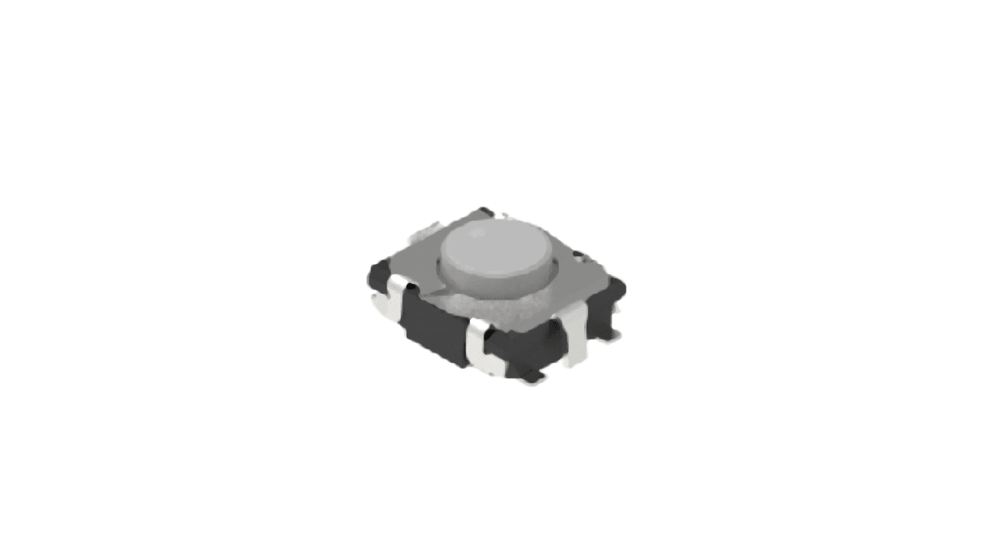 Alps Alpine Natural Button Tactile Switch, SPST 50 mA 0.4mm Surface Mount