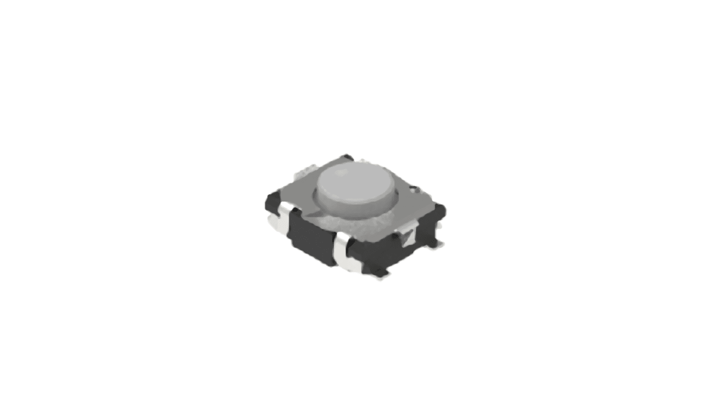 Alps Alpine Natural Button Tactile Switch, SPST 50 mA 0.4mm Surface Mount