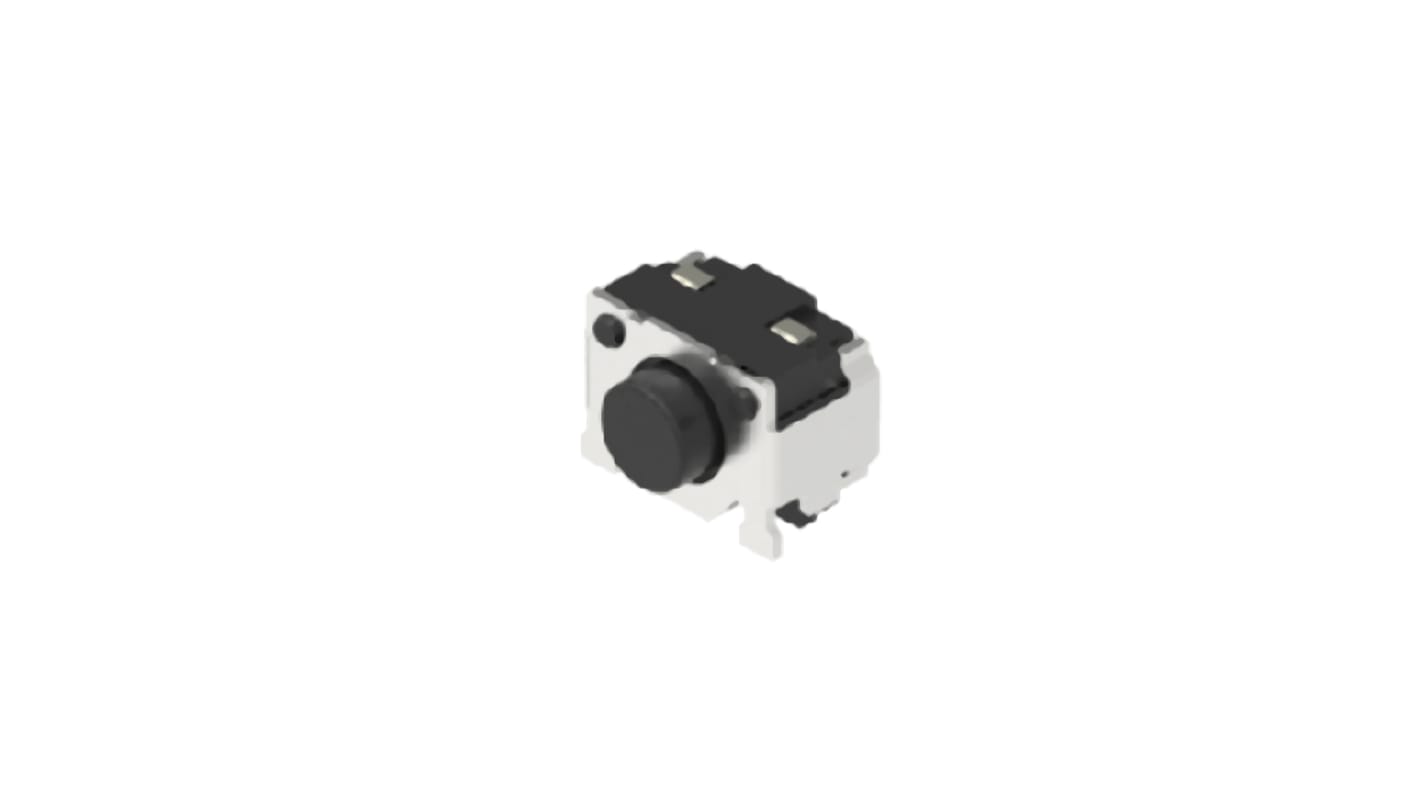 Alps Alpine Taster SPST 50 mA Tastend 0.84mm Knopf Weiß, 4.5 x 3.3mm B. 3.3mm L. 4.5mm