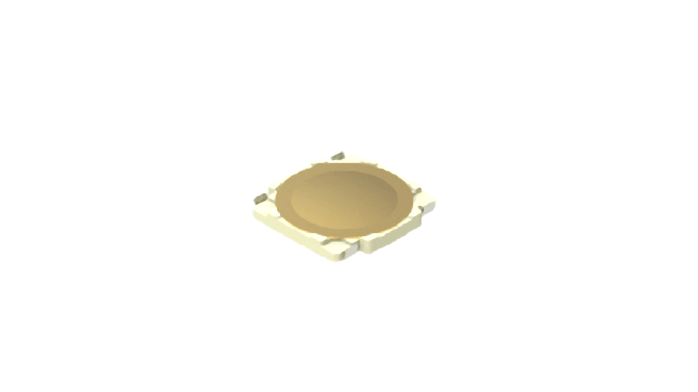 Alps Alpine Black Button Tactile Switch, SPST 50 mA Surface Mount