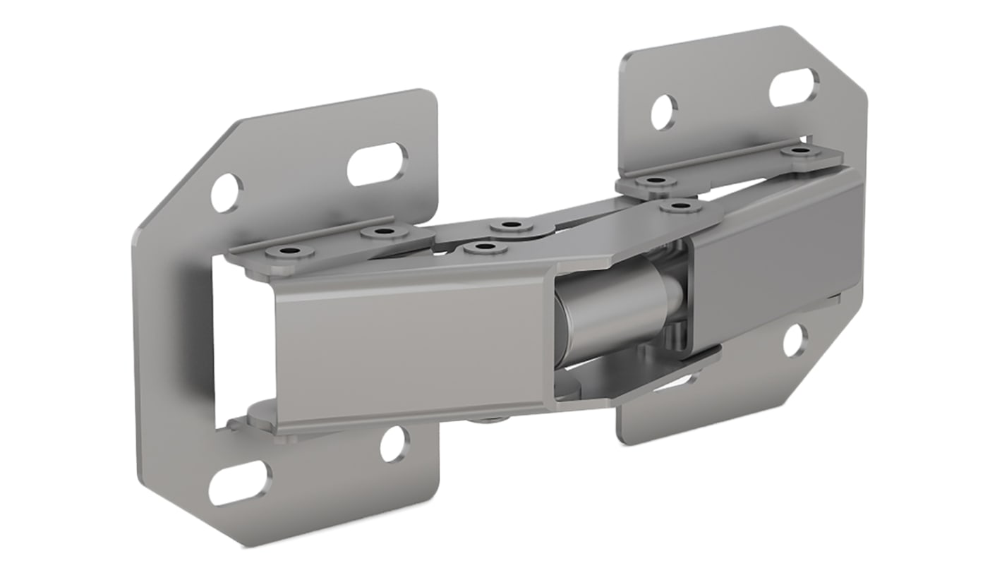 Pinet Stainless Steel Concealed Hinge, Screw Fixing, 44mm x 104.5mm x 26mm
