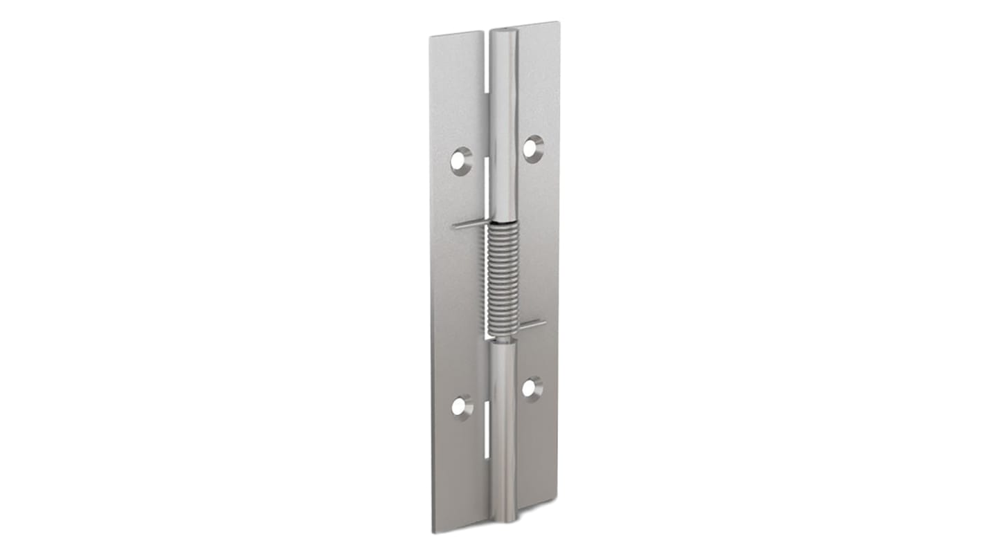 Pinet Stainless Steel Spring Hinge, 120mm x 40mm x 1.5mm