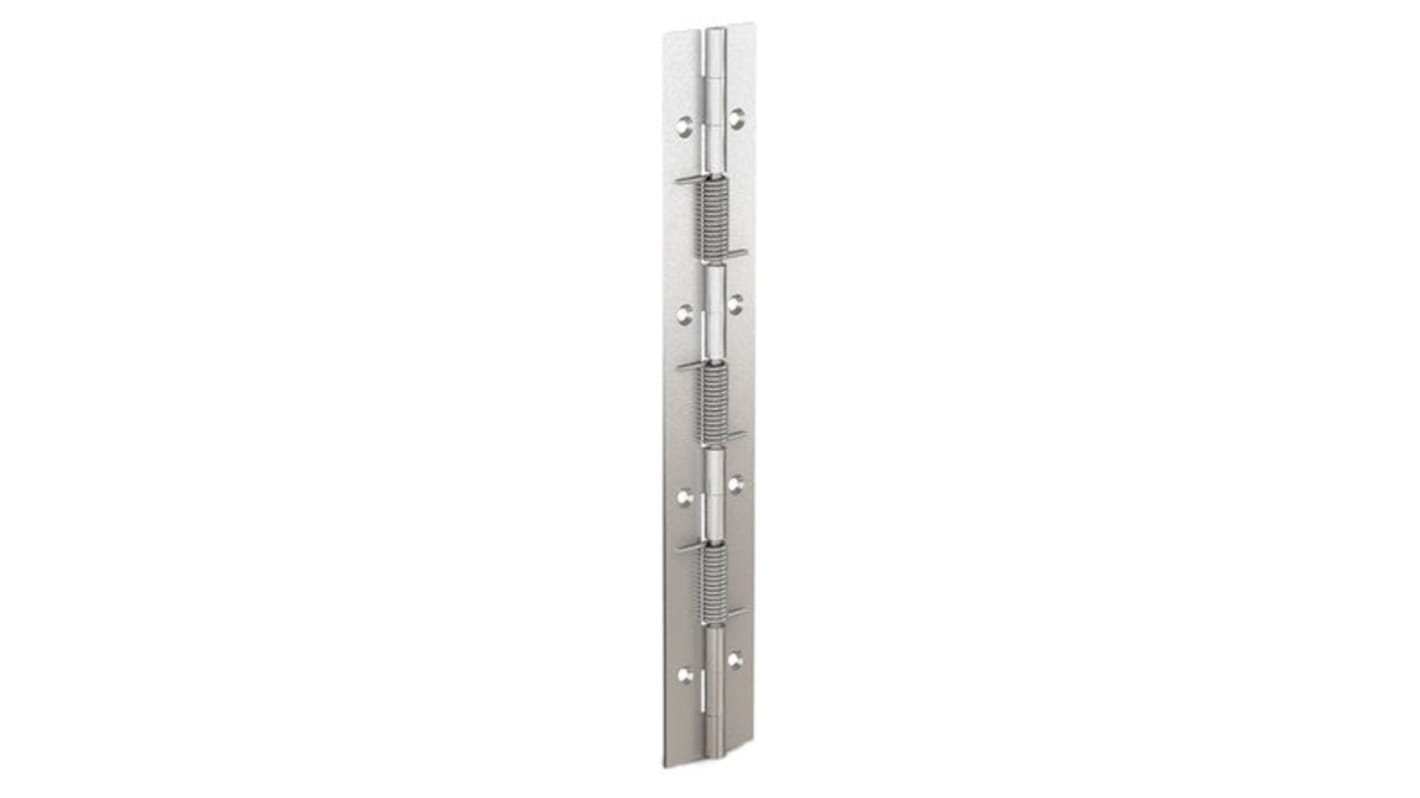 Pinet Steel Spring Hinge, Screw Fixing, 240mm x 40mm x 1.5mm