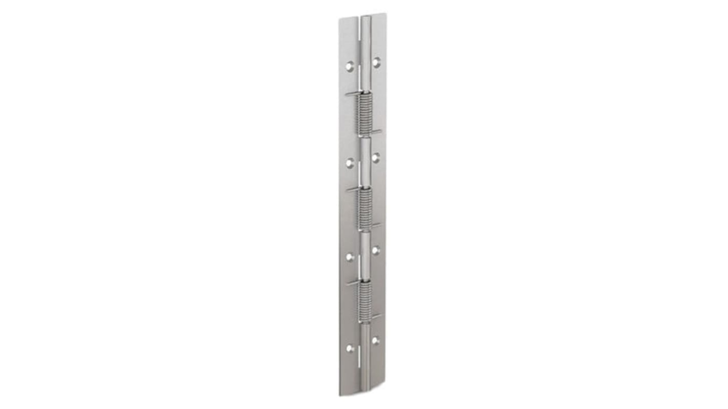 Pinet Stainless Steel Spring Hinge, 240mm x 40mm x 1.5mm
