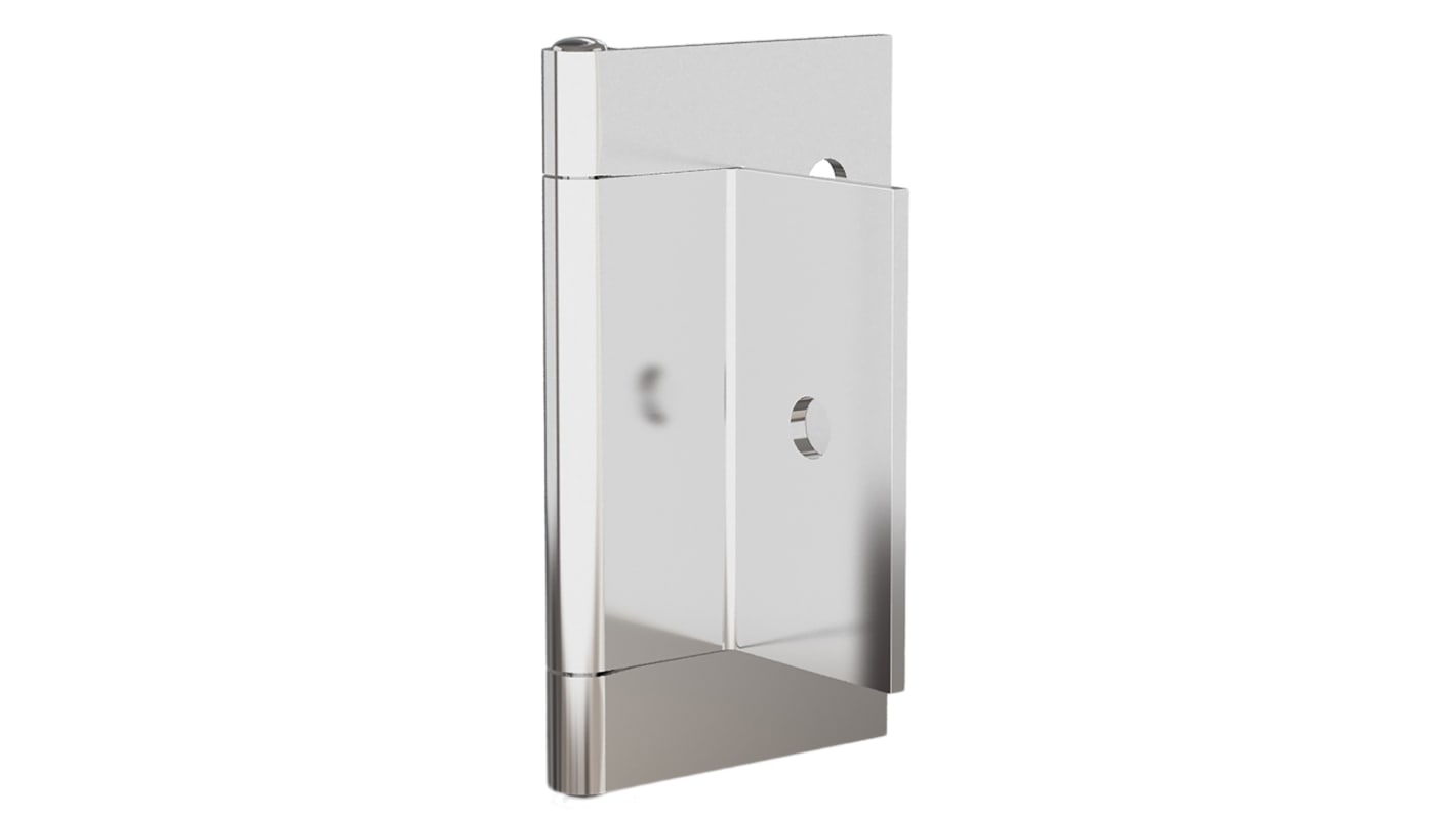 Pinet Gloss Stainless Steel Butt Hinge, Screw Fixing, 60mm x 30mm x 1.5mm