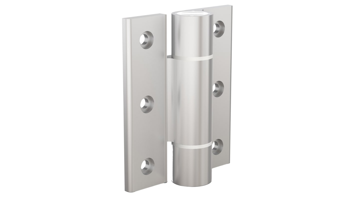 Pinet Aluminium Spring Hinge, Screw Fixing, 100mm x 82.5mm x 5.5mm