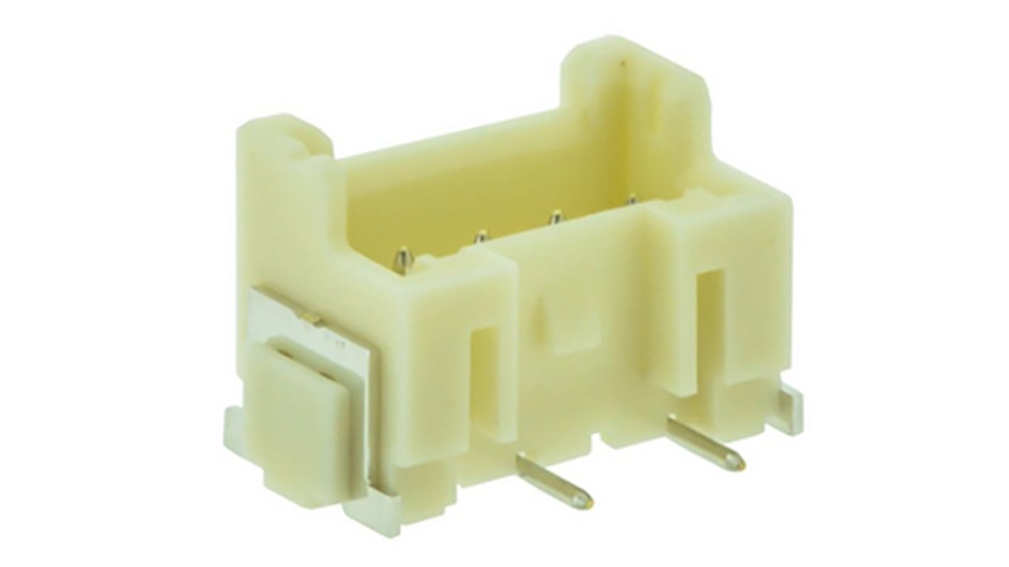 Conector macho para PCB JST serie XA de 4 vías, 1 fila, paso 2.5mm, para soldar, Montaje Superficial