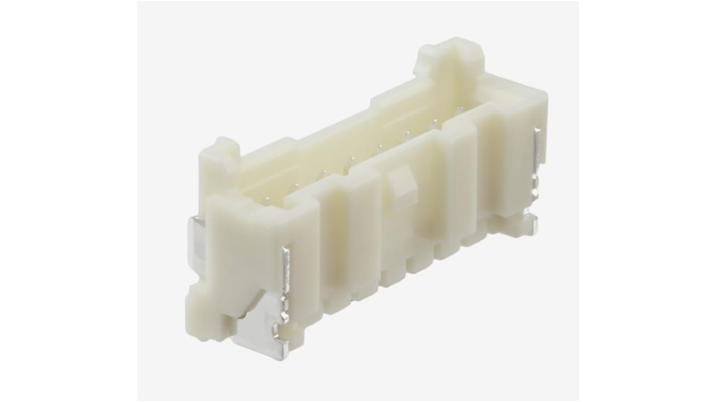 JST 8p单排排针 直向线对板连接器, 2.0mm间距, 3.0A, 250.0 V, SMT安装, PA系列