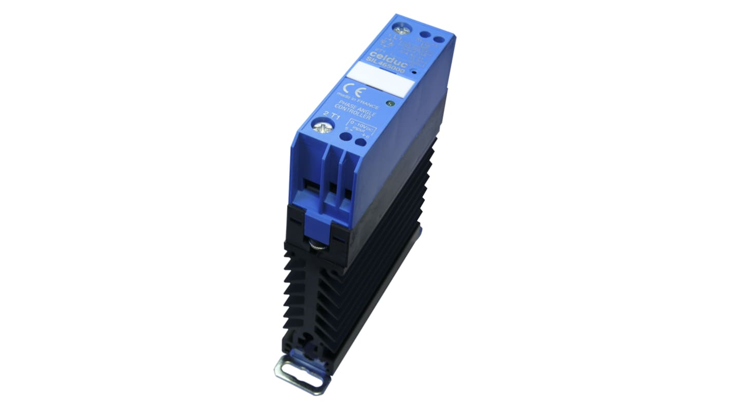 Celduc SIL4-SIM4 Series Solid State Relay, 22 A Load, DIN Rail Mount, 450 V ac Load, 10 V dc Control