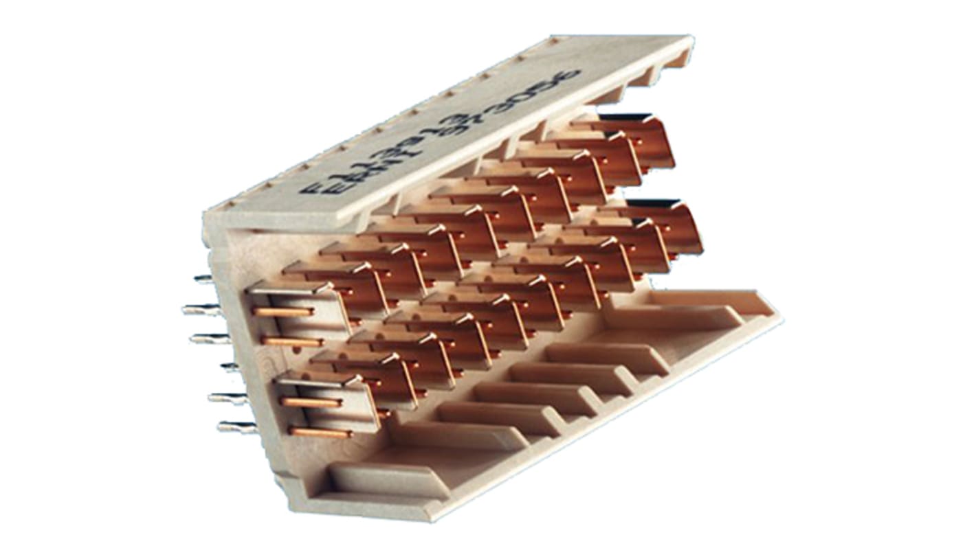 ERNI ERmet ZD Backplane-Steckverbinder Stecker Hohe Geschwindigkeit, 60-polig, 4-reihig, Presspassung-Anschluss, 900mA