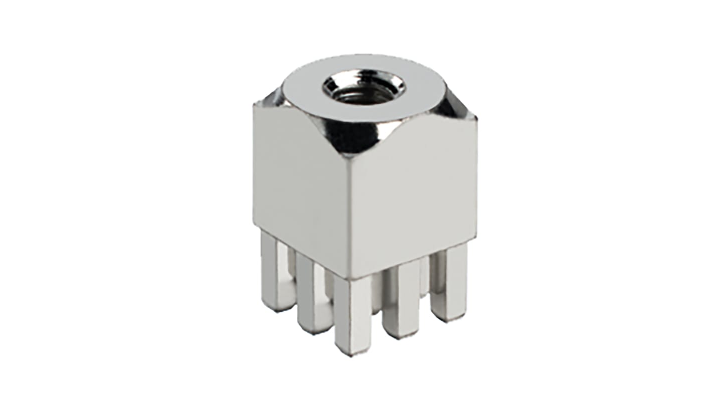 Elemento de potencia ERNI, 160A 16 pines, Press Fit, M4, Vertical