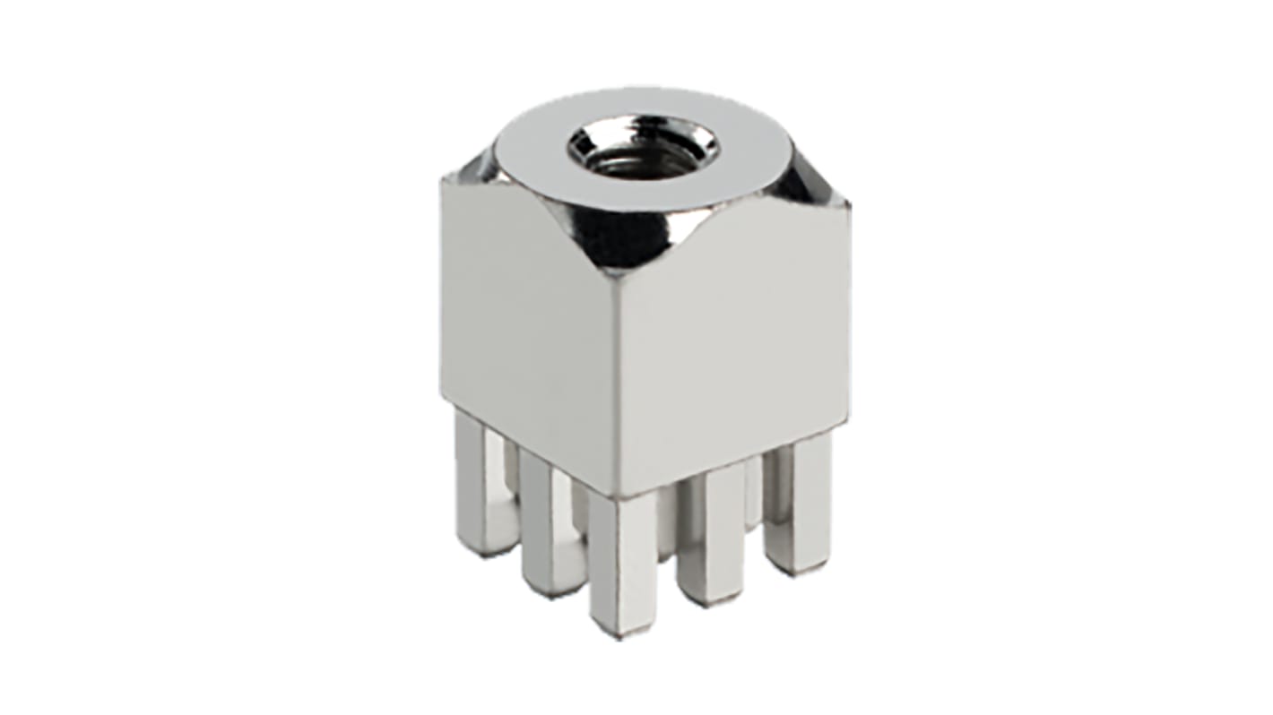 Elemento de potencia ERNI, 90A 9 pines, Press Fit, M3, Vertical