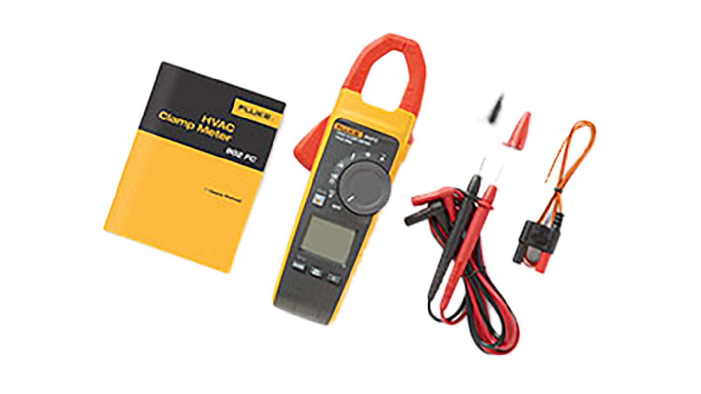 Fluke 902 FC Clamp Meter Wi-Fi, Max Current 600A ac CAT III 600V With UKAS Calibration