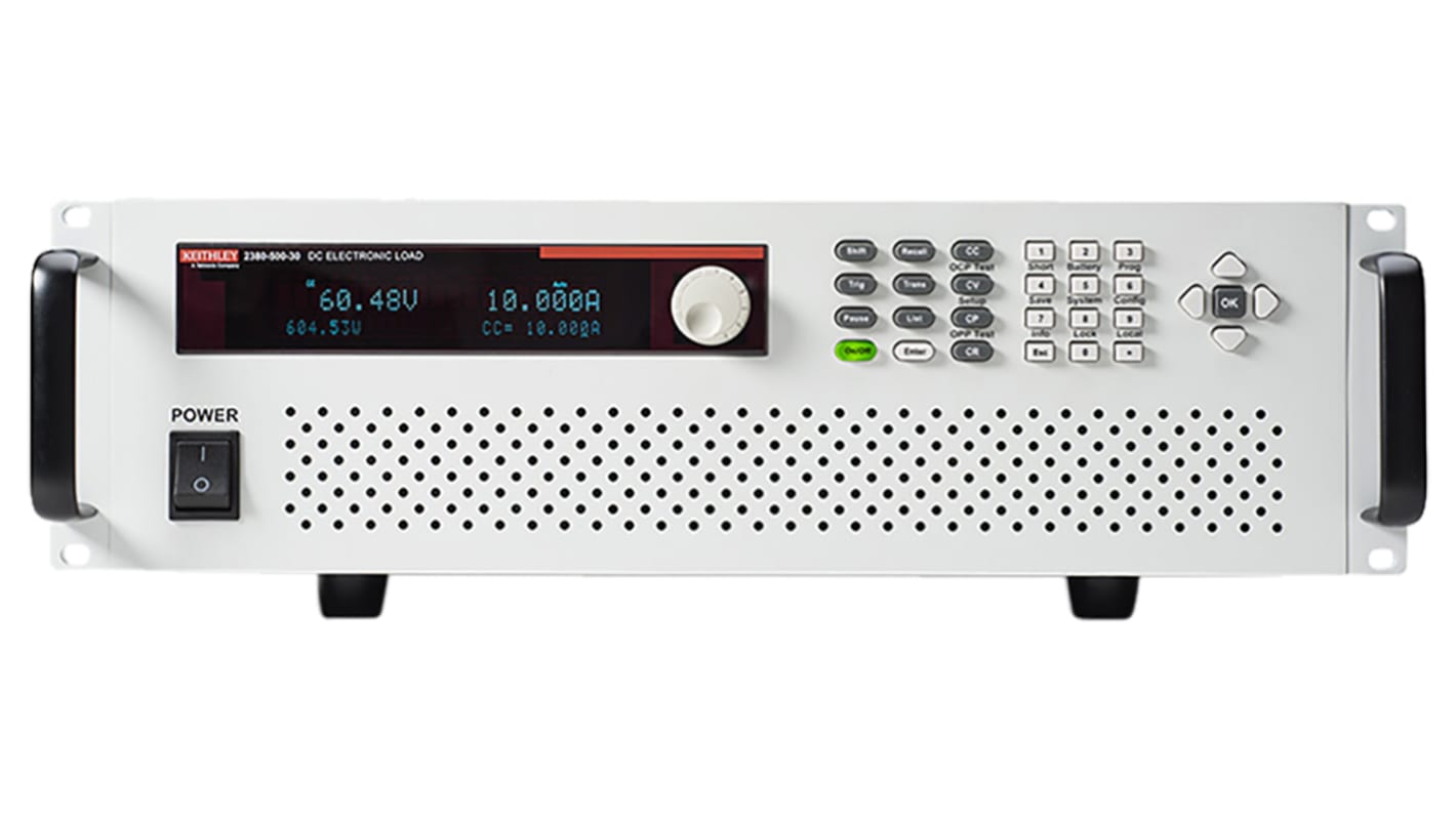 Keithley 直流电子负载 ,恒定最高 750 W,恒定0 → 500 V,恒定0 → 30 A, 2380系列