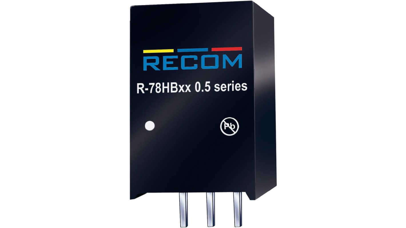 Recom DC-DCスイッチングレギュレータ,定格：6W