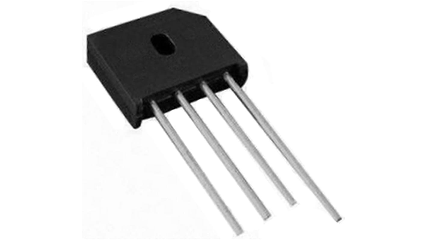 HY Electronic Corp Bridge Rectifier, 10A, 1000V, 4-Pin