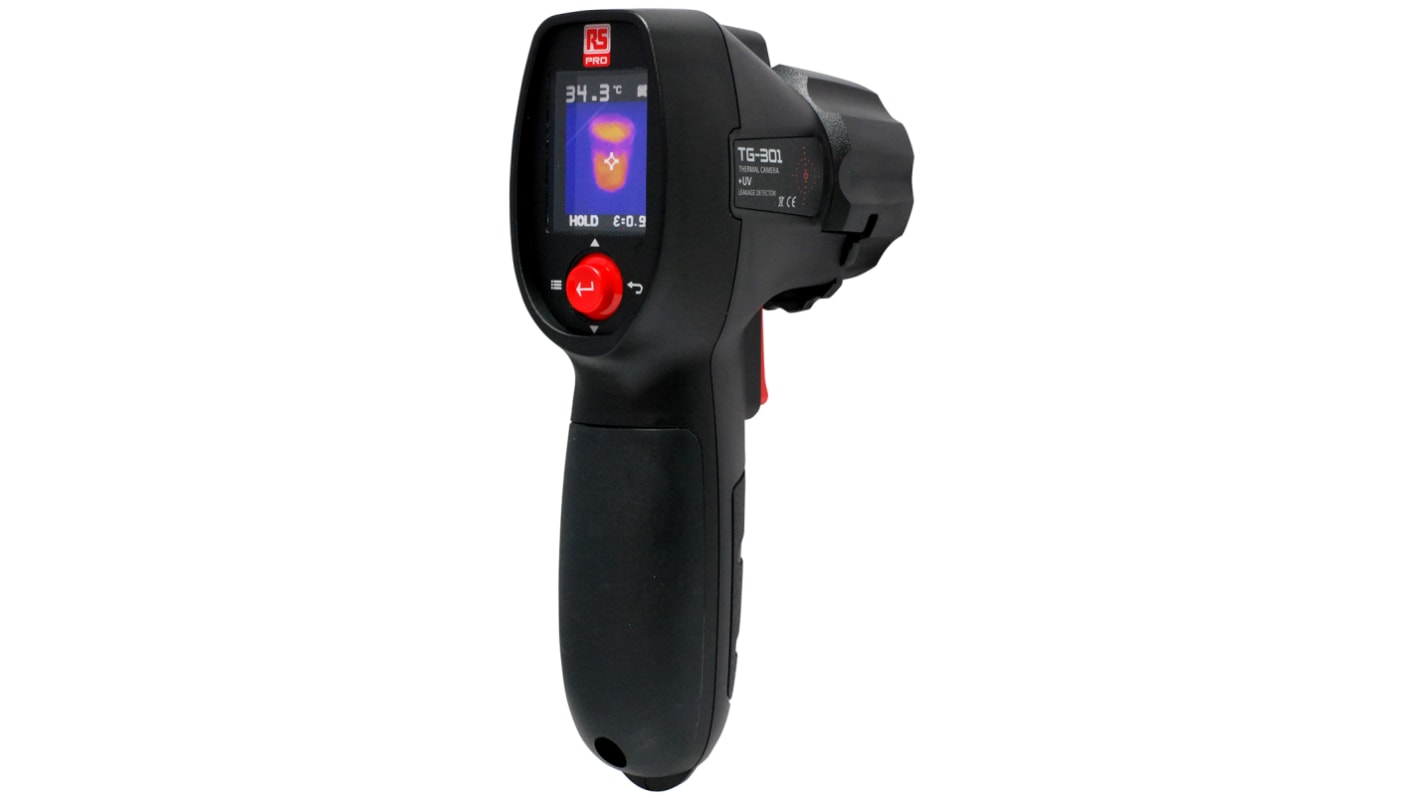 RS PRO Infrared Thermometer, -30°C Min, +650°C Max, °C and °F Measurements