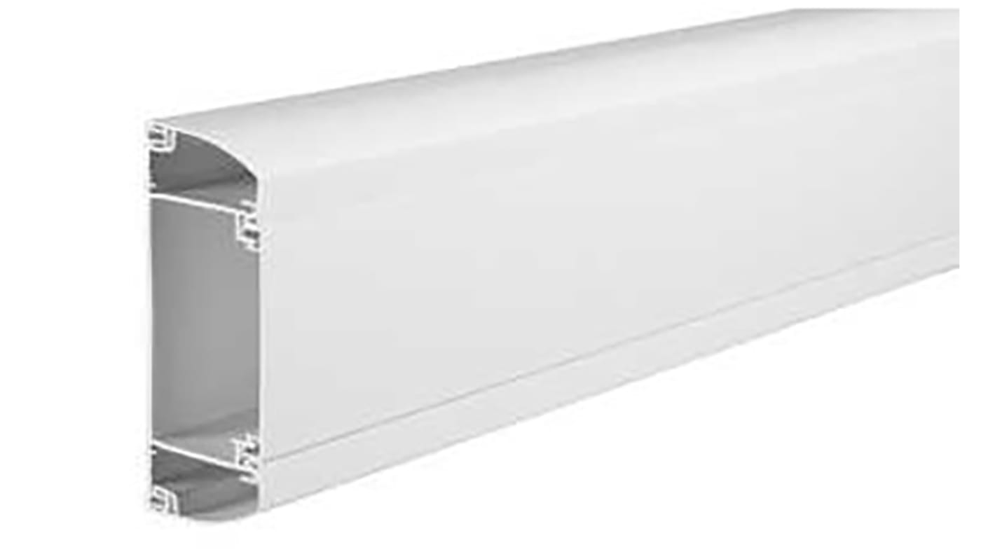 Schneider Electric Mita White Perimeter Trunking - Closed Slot, W150 mm x D60mm, L3m, uPVC