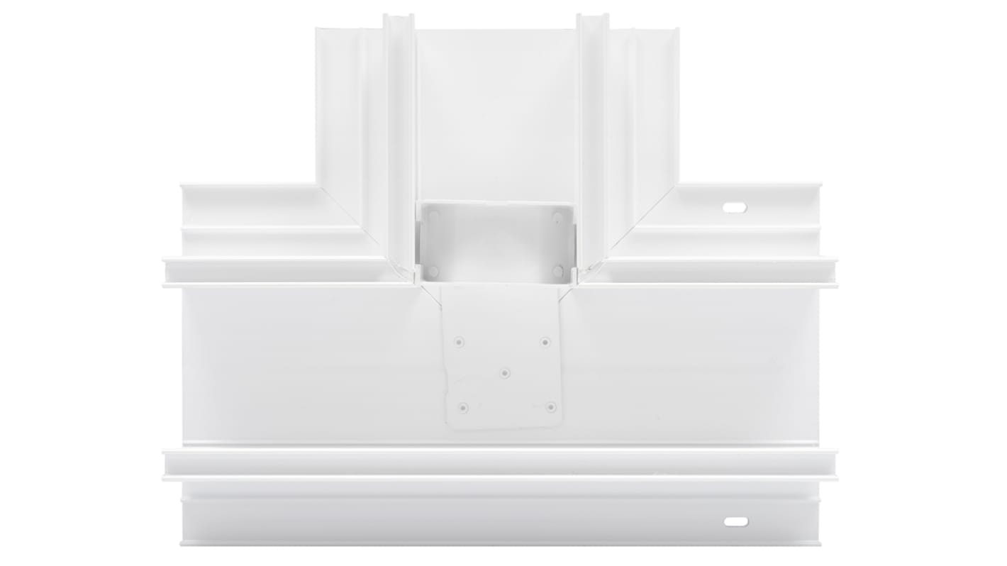 Schneider Electric Kabelkanal tilbehør uPVC Fladt T-stykke Cableline 180 x 52mm