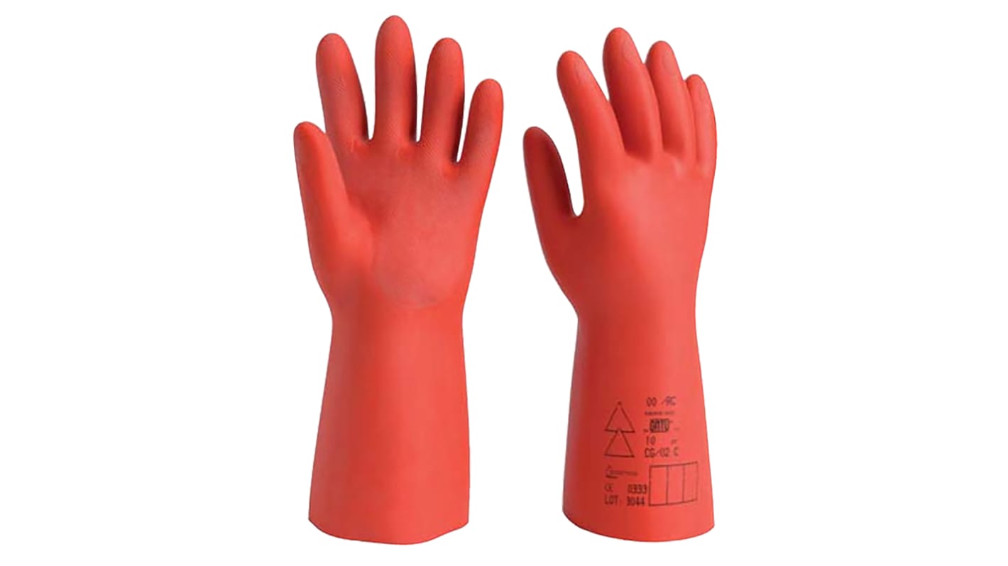 Gants pour électriciens isolés Penta taille 9, Protection électrique, Orange