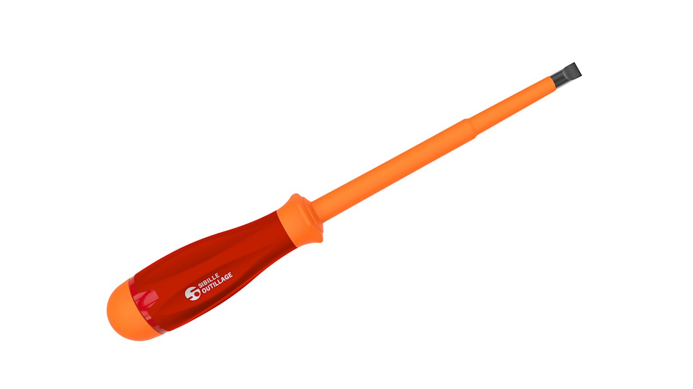 Penta Slotted Insulated Screwdriver, 6.5 mm Tip, 150 mm Blade, VDE/1000V