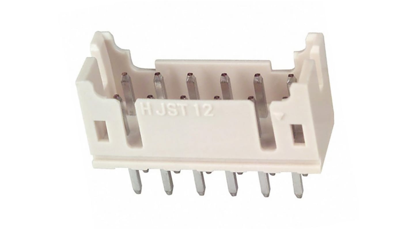 File di contatti PCB JST, 12 vie, 2 file, passo 2.0mm
