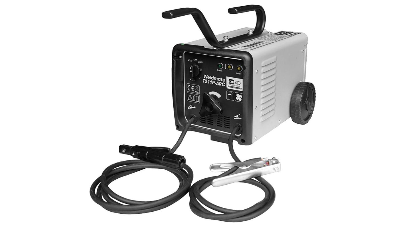 Equipo de soldadura homogénea por arco SIP T211P, 230V, 200A, para electrodo hasta 4mm