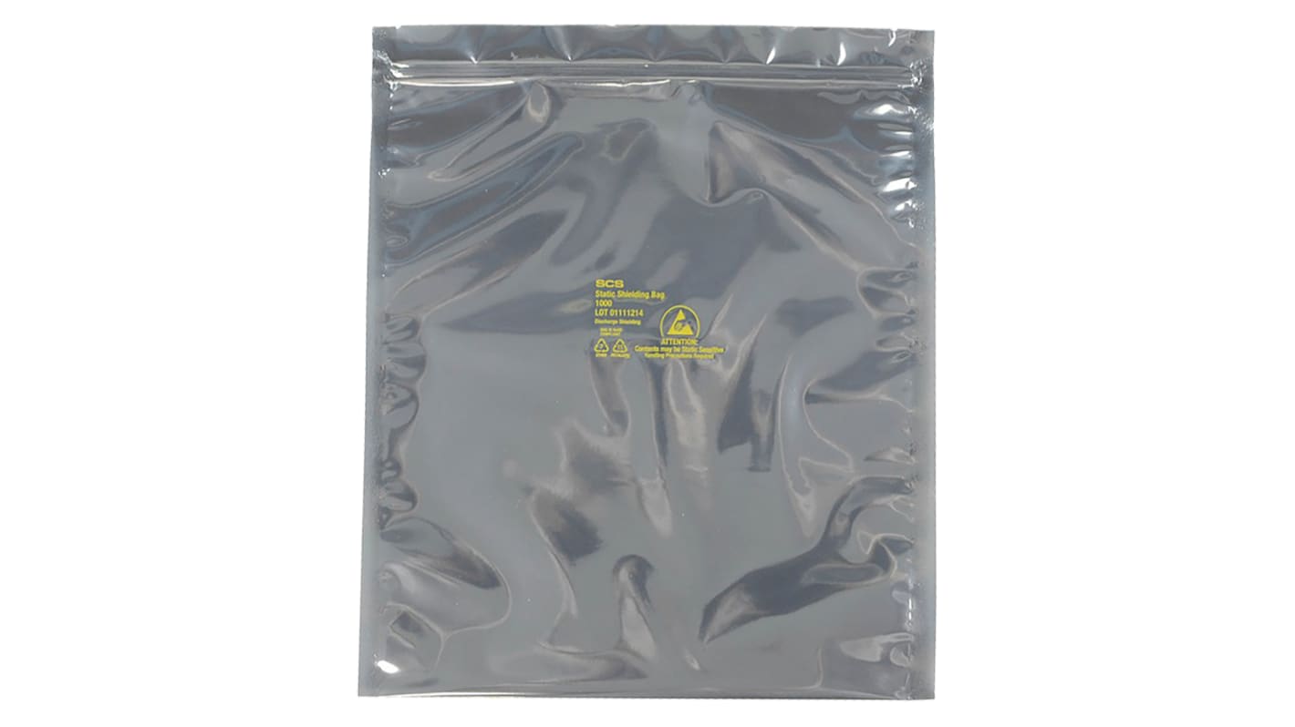 30068 | SCS 静電気防止袋 ファスナー, 152mm x 203mm | RS 30068 | SCS 静電気防止袋 ファスナー, 152mm x 203mm | RS
