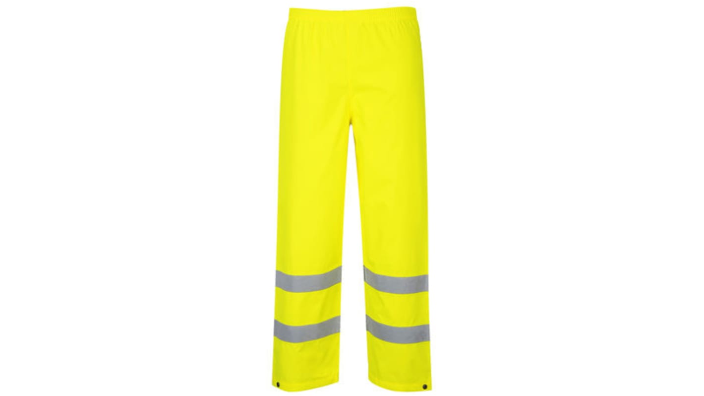 RS PRO Yellow Waterproof Hi Vis Work Trousers 3XL Leg Length 31in
