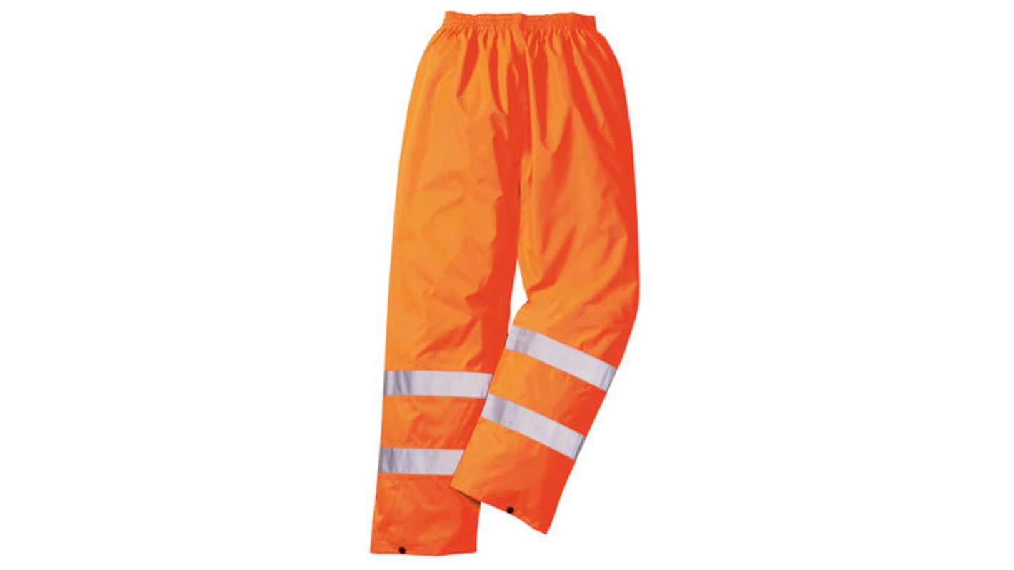 RS PRO Unisex Warnschutz-Arbeitshose, Polyester Orange, Größe 3XL x 31Zoll