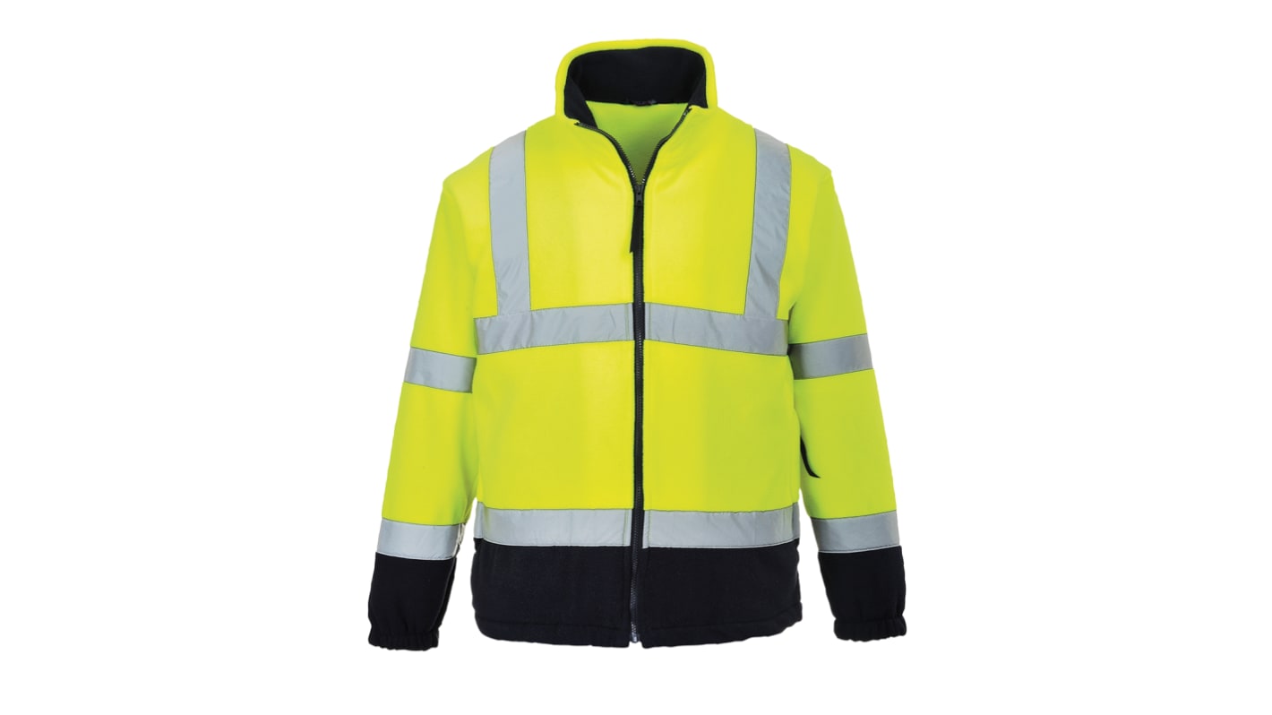 RS PRO Navy/Yellow Men Hi Vis Fleece, M