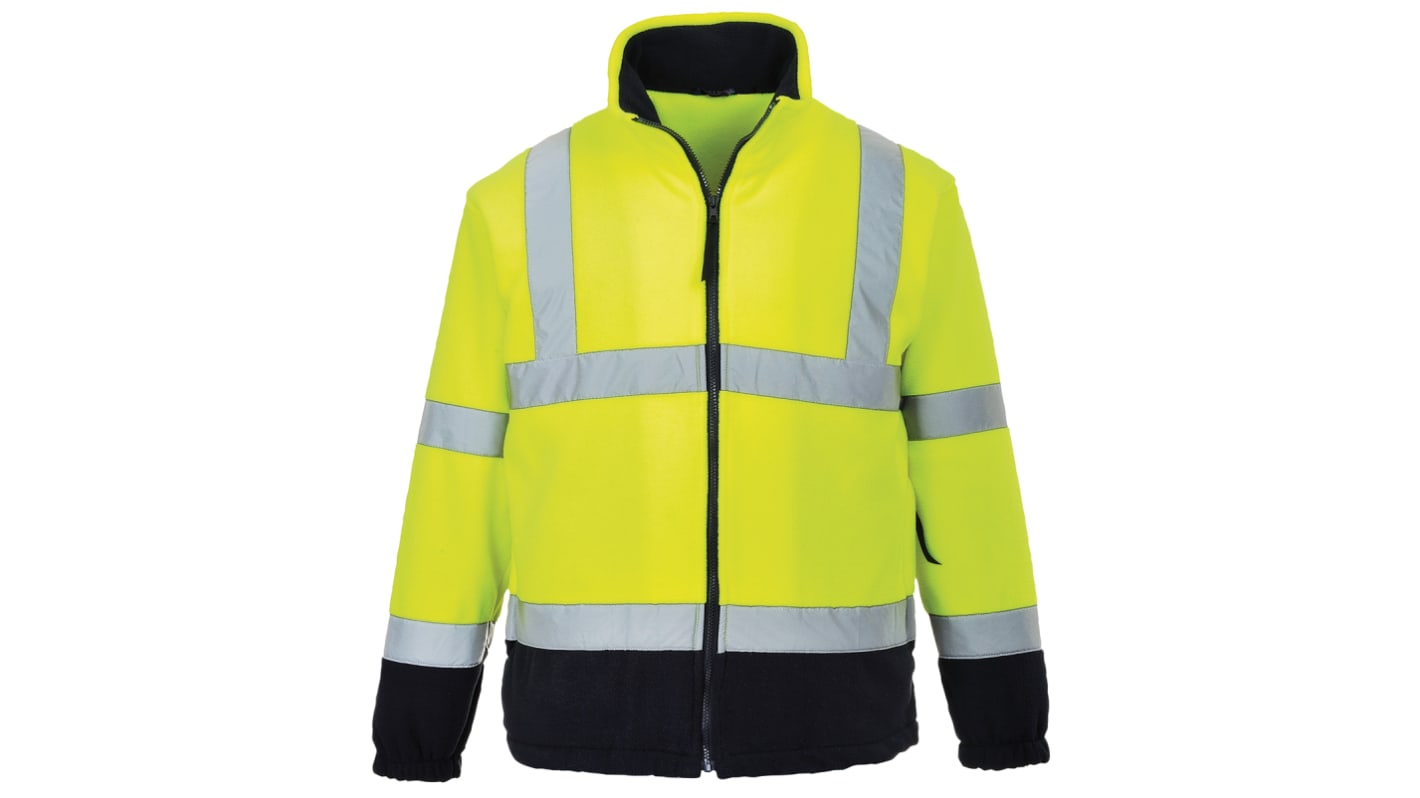 Portwest Navy/Yellow Men Hi Vis Fleece, 3XL
