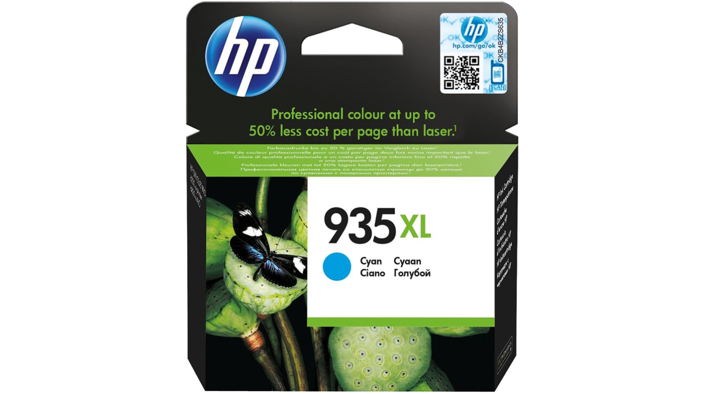 Hewlett Packard 935XL Cyan Ink Cartridge