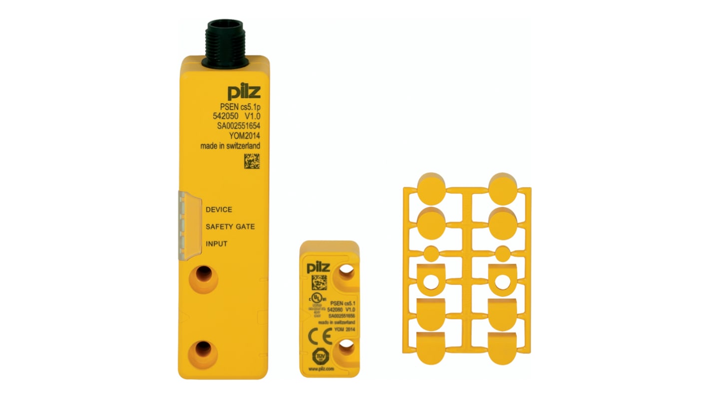 Interruttore di sicurezza senza contatto Pilz, 24V cc, M8
