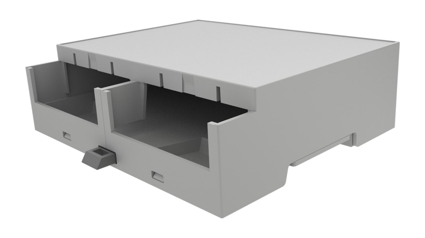 Italtronic DIN Rail Enclosure Enclosure Type 6M XTS Compact Series , 90 x 32.2mm, ABS DIN Rail Enclosure