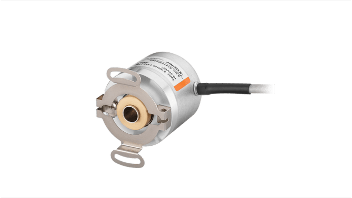 Kubler KIH40 Series Incremental Incremental Encoder, 1024 ppr, RS422 Signal, Hollow Type, 8mm Shaft