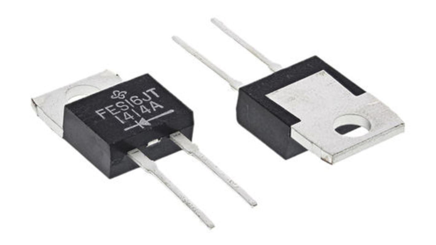 Vishay 600V 16A, Ultrafast Rectifiers Diode, 2-Pin TO-220AC FES16JT-E3/45