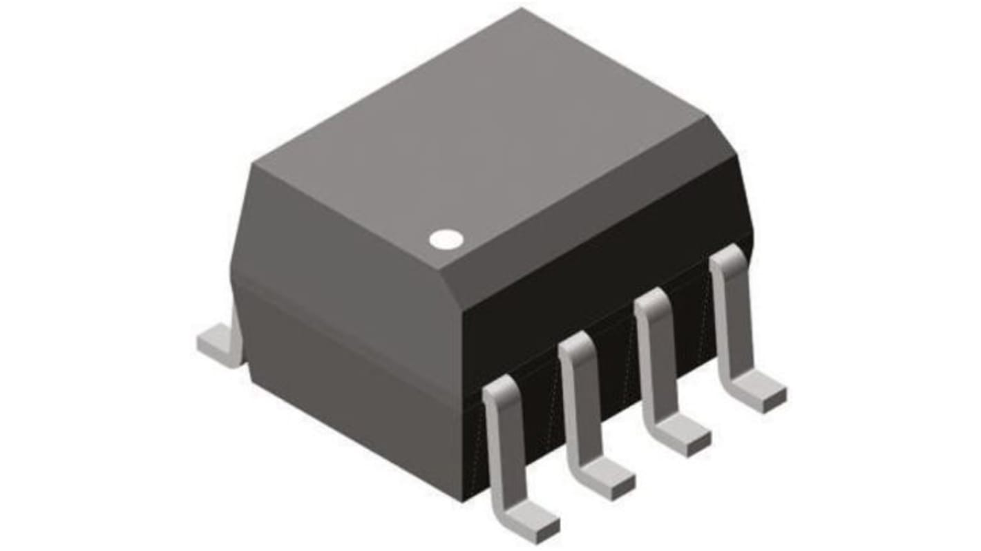 Vishay, VO0630T DC Input Transistor Output Dual Optocoupler, Surface Mount, 8-Pin SOIC