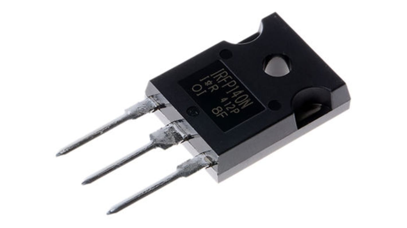 N-Channel MOSFET, 33 A, 100 V, 3-Pin TO-247AC Infineon IRFP140NPBF