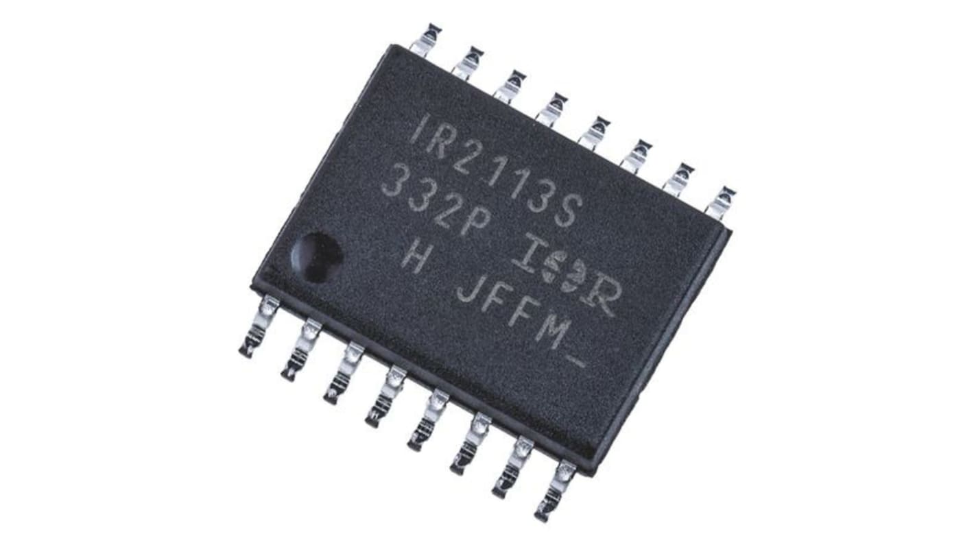 Infineon IR2113SPBF MOSFET Gate Driver 2, 2.5 A, 20V 16-Pin, SOIC W