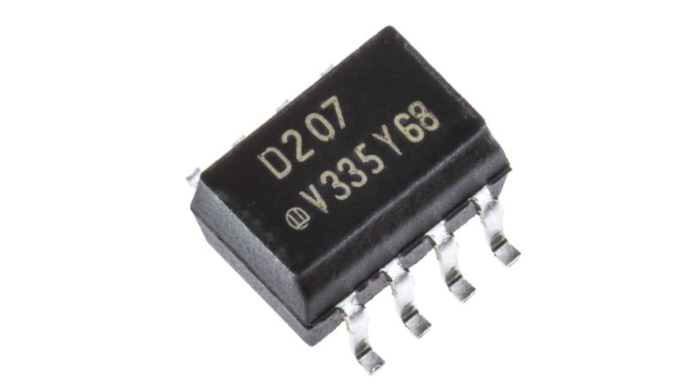 Vishay 双通道贴片光耦, 8针, SOIC, 晶体管输出, 直流输入, ILD系列