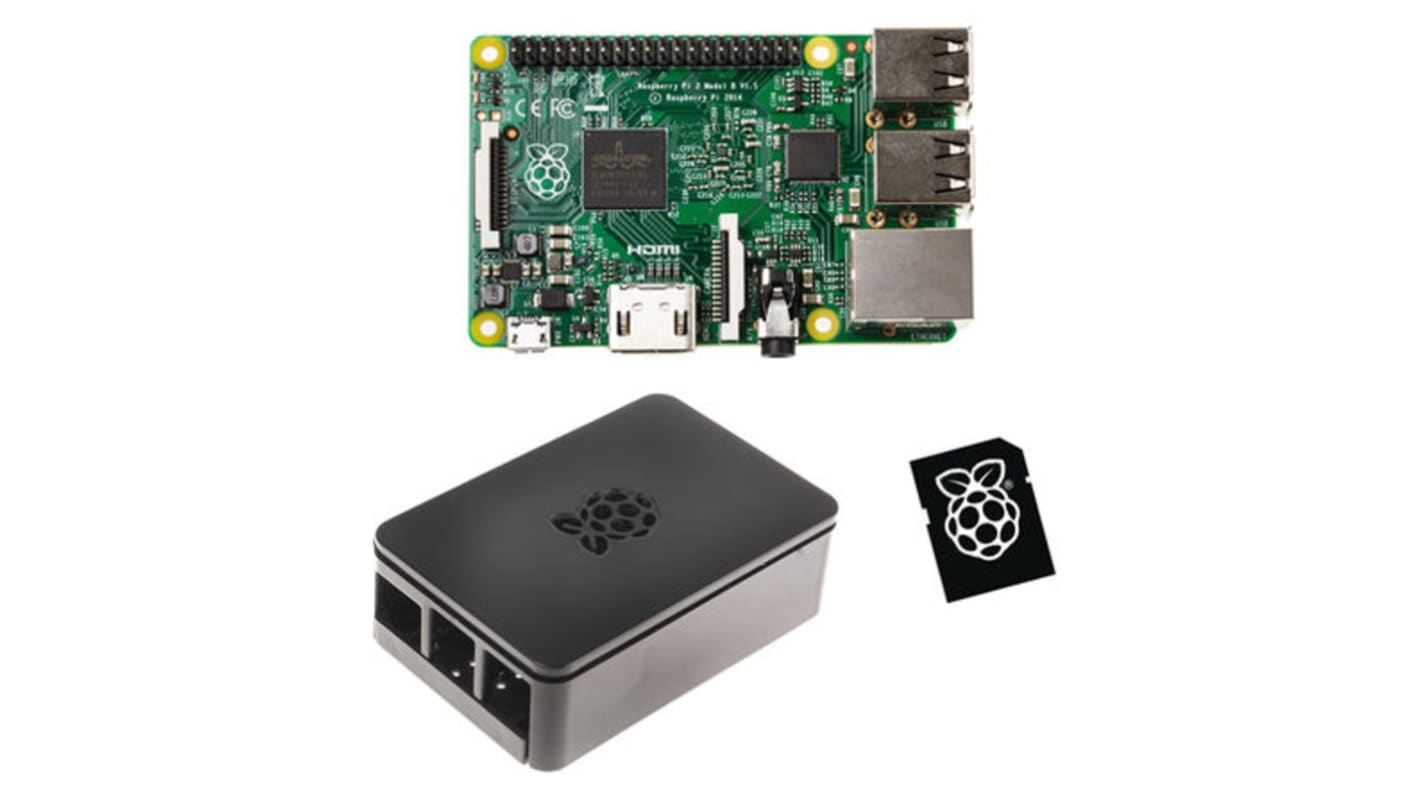 Raspberry Pi Development Kit Computer Board Pi2+Noobs+Case