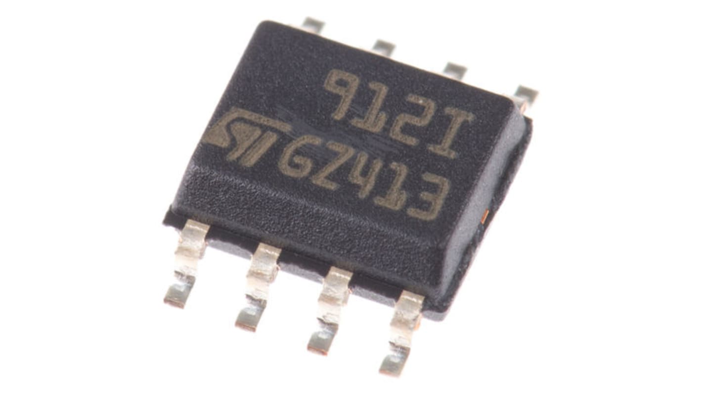 Amplificador operacional TS912ID Baja Potencia, 3 → 15 V 1MHZ SOIC, 8 pines, Entrada / salida Rail-to-Rail