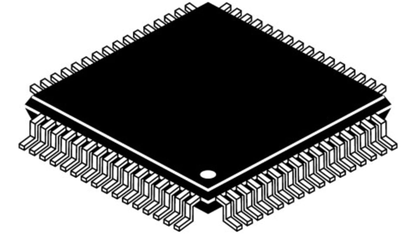 Mikrokontroler STMicroelectronics STM32F1 LQFP 64-pinowy Montaż powierzchniowy ARM Cortex M3 512 kB 32bit CAN:1 72MHz