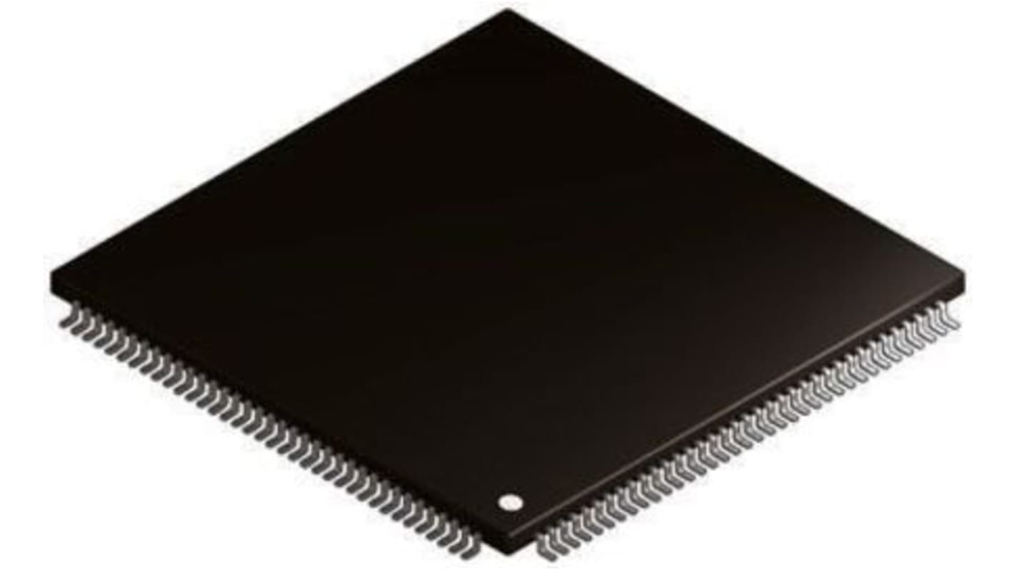 STMicroelectronics STM32F4单片机, ARM Cortex M4内核, 144针, LQFP, 最大168MHz, 1.024 MB 闪存, 4 kB、192 kB RAM
