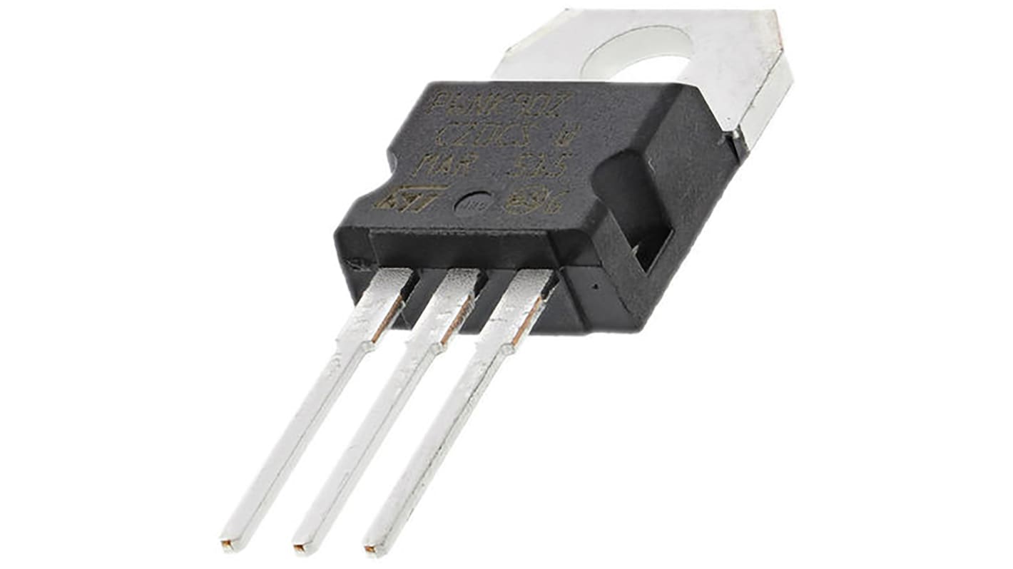 STMicroelectronics MDmesh, SuperMESH STP6NK90Z N-Kanal, THT MOSFET 900 V / 5,8 A 140 W, 3-Pin TO-220