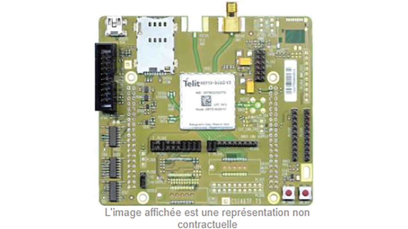 Telit GE910-QUAD V3 Mobile Communication (Cellular) Daughter Board for EVK2 3990251006