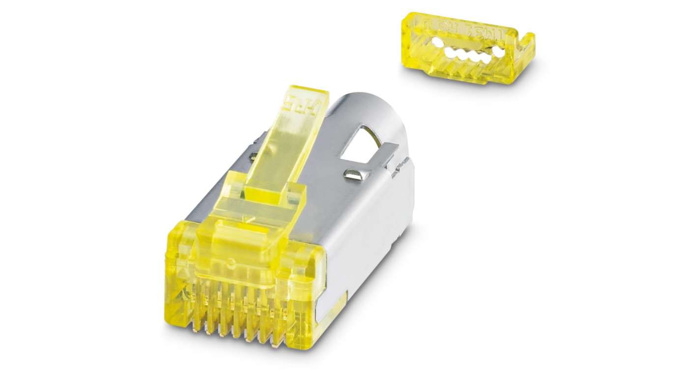 Phoenix Contact VS-08 Series Male RJ45 Connector, Cable Mount, Cat6a 8 -Way