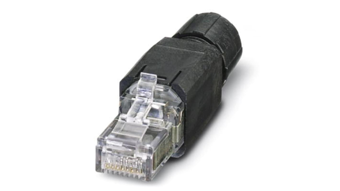 Phoenix Contact VS-08 Series Male RJ45 Connector, Cable Mount, Cat5 Straight 8 -Way